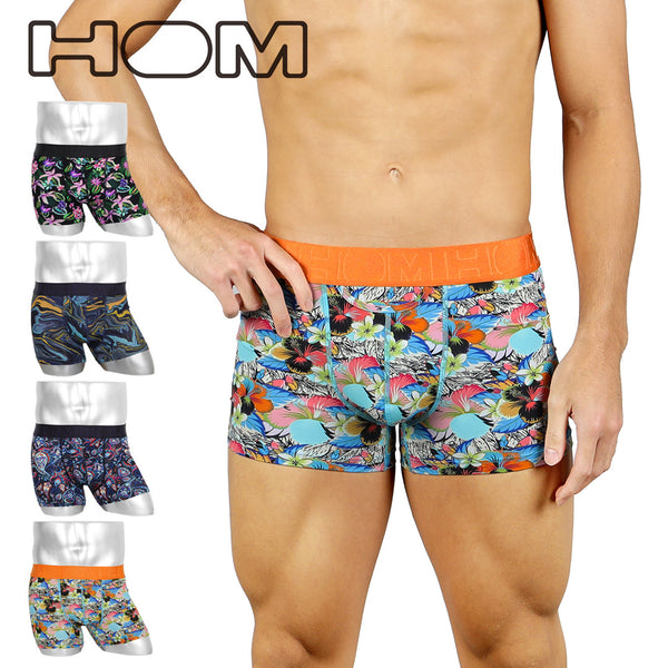 オム HOM HOM ASIA BoxerBriefs HO1 Print メンズ ボクサーパンツ 【メール便】